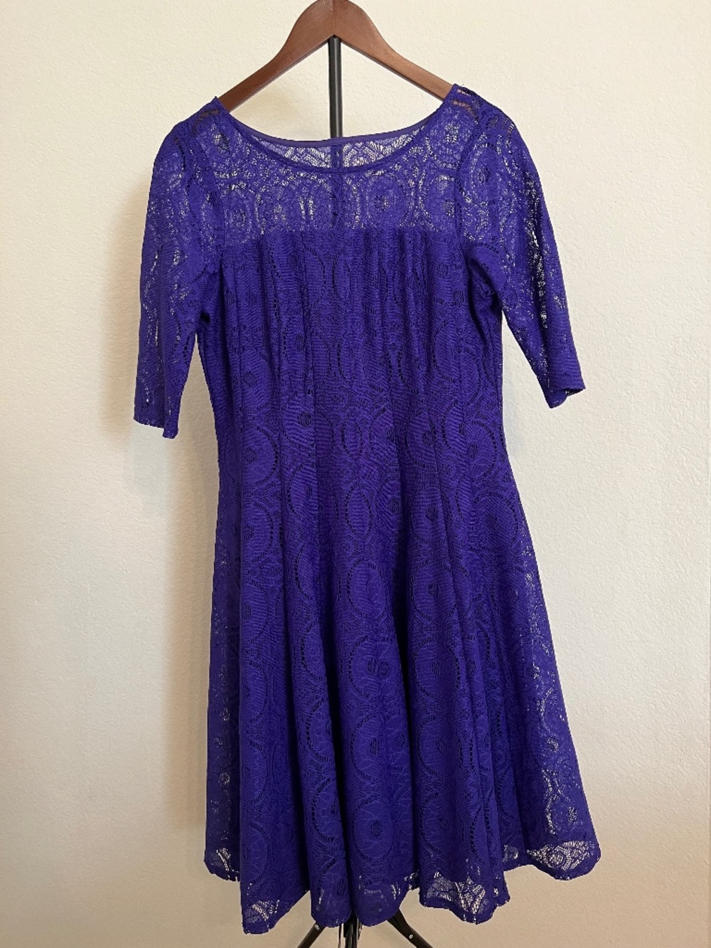 Rabbit Rabbit Rabbit Flare Lace Dress - Picture 1 of 5